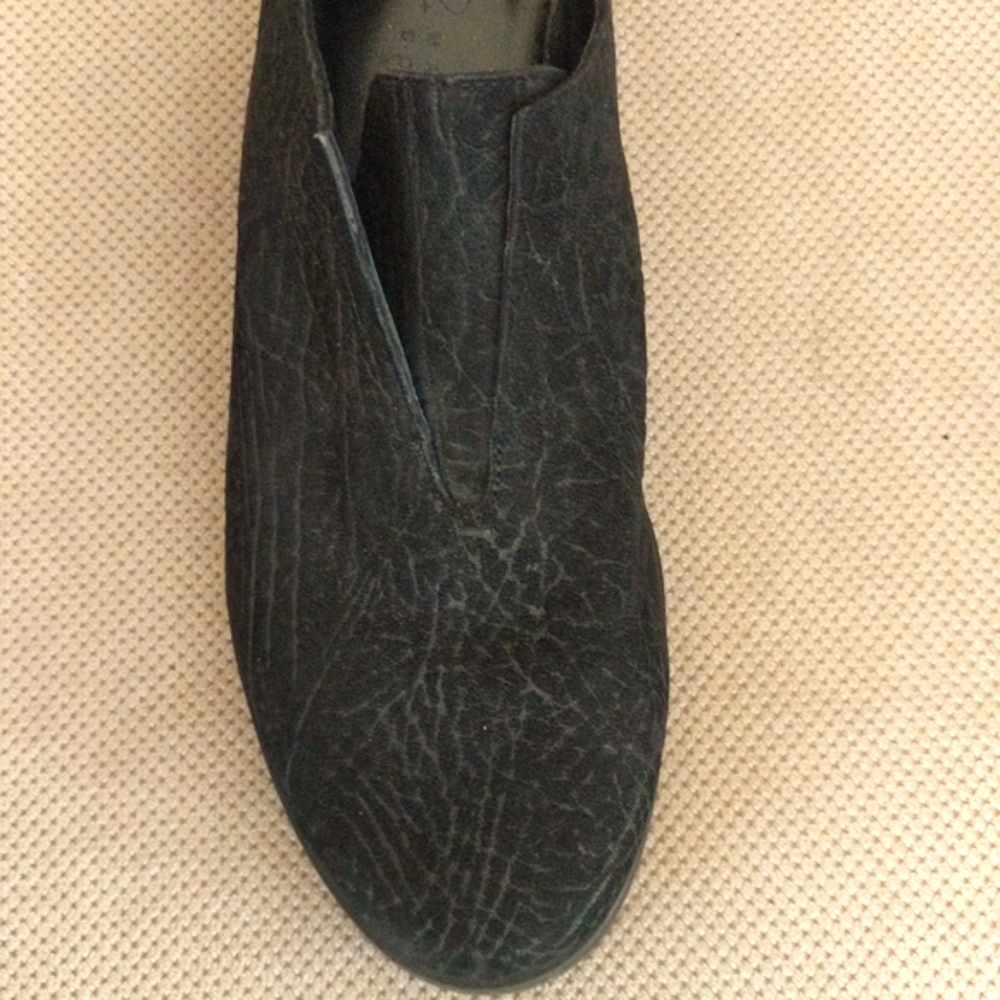 Zero + Maria Cornejo Slip-On Patterned Suede Shoe